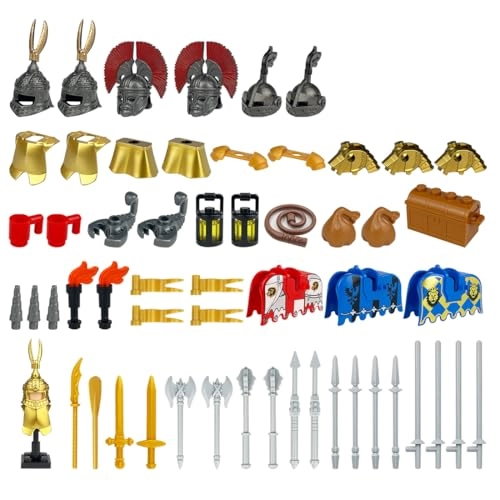 Medieval Knight Weapons and Armor Set - 61 Pieces