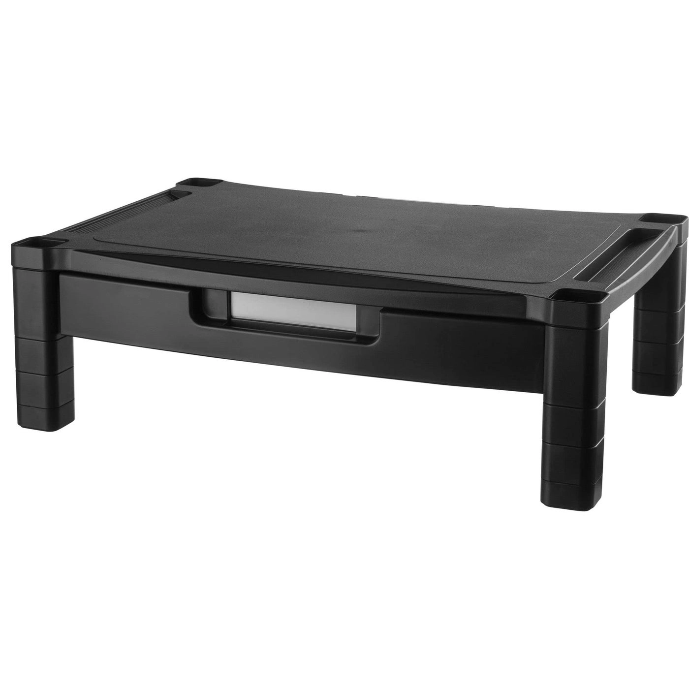Extra Wide Single Level HeightAdjustable MonitorLaptop Stand - 20Inch Wide 1325Inch Deep 3 to 65Inch High