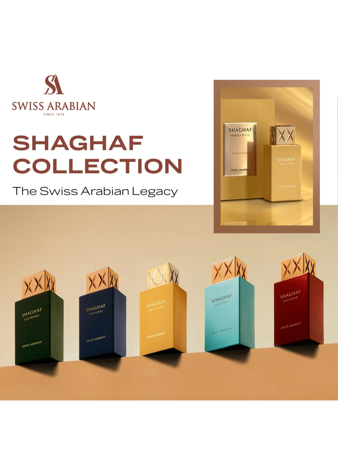 Shaghaf Vanilla Toffee Eau de Parfum 75ml