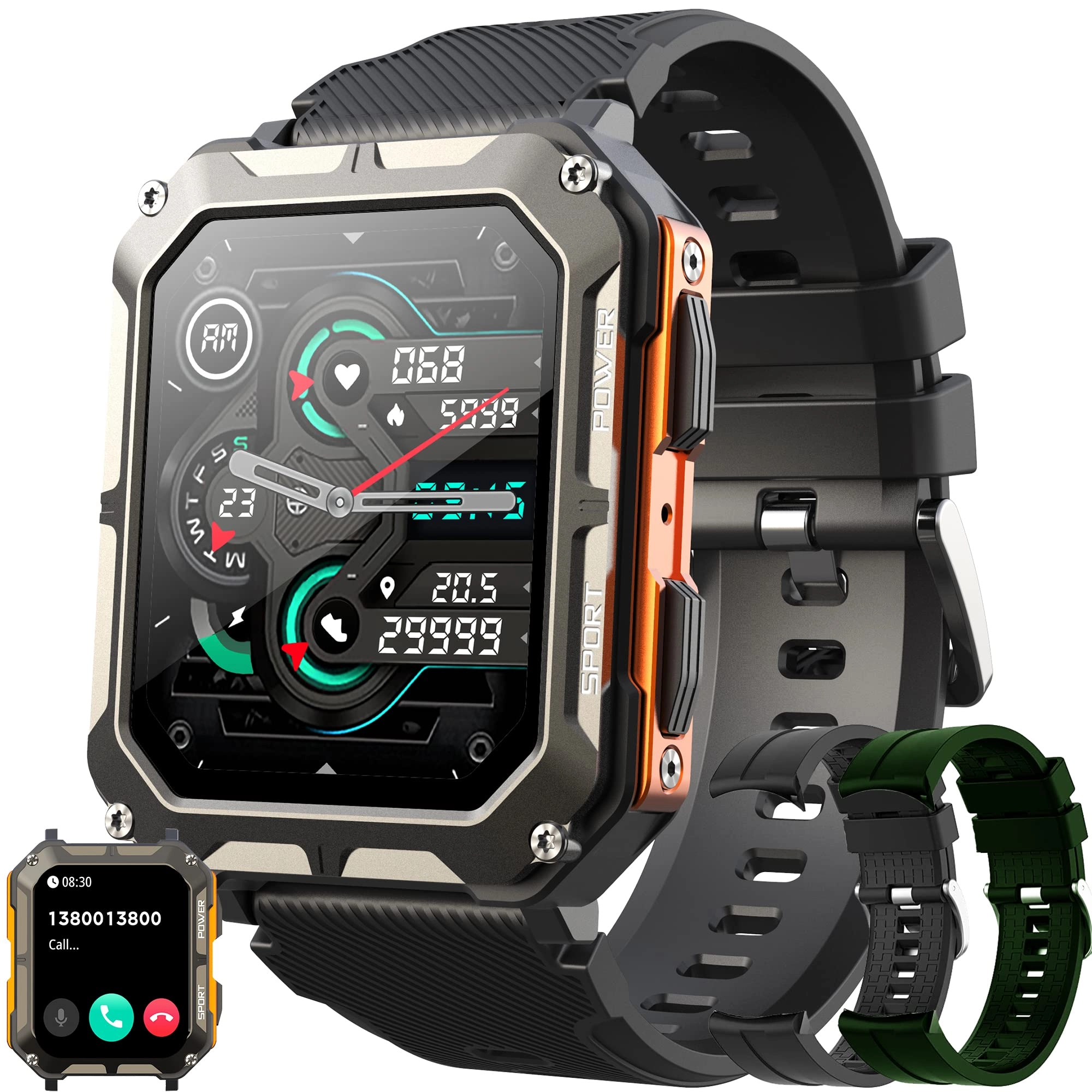SGDDFIT Men's Smartwatch metal
