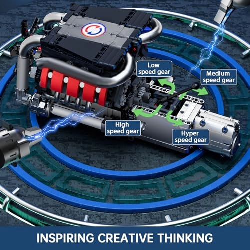 Supercar V8 Engine Transmission Kit (10203)