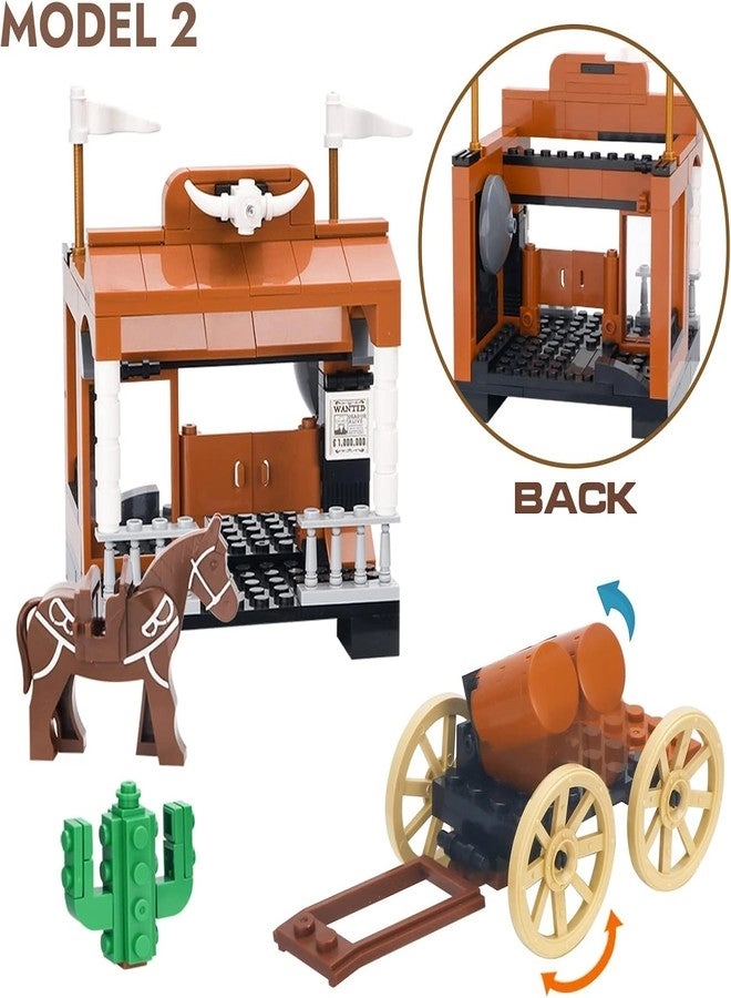 3in1 Train Horse Carriage - Western Cowboy