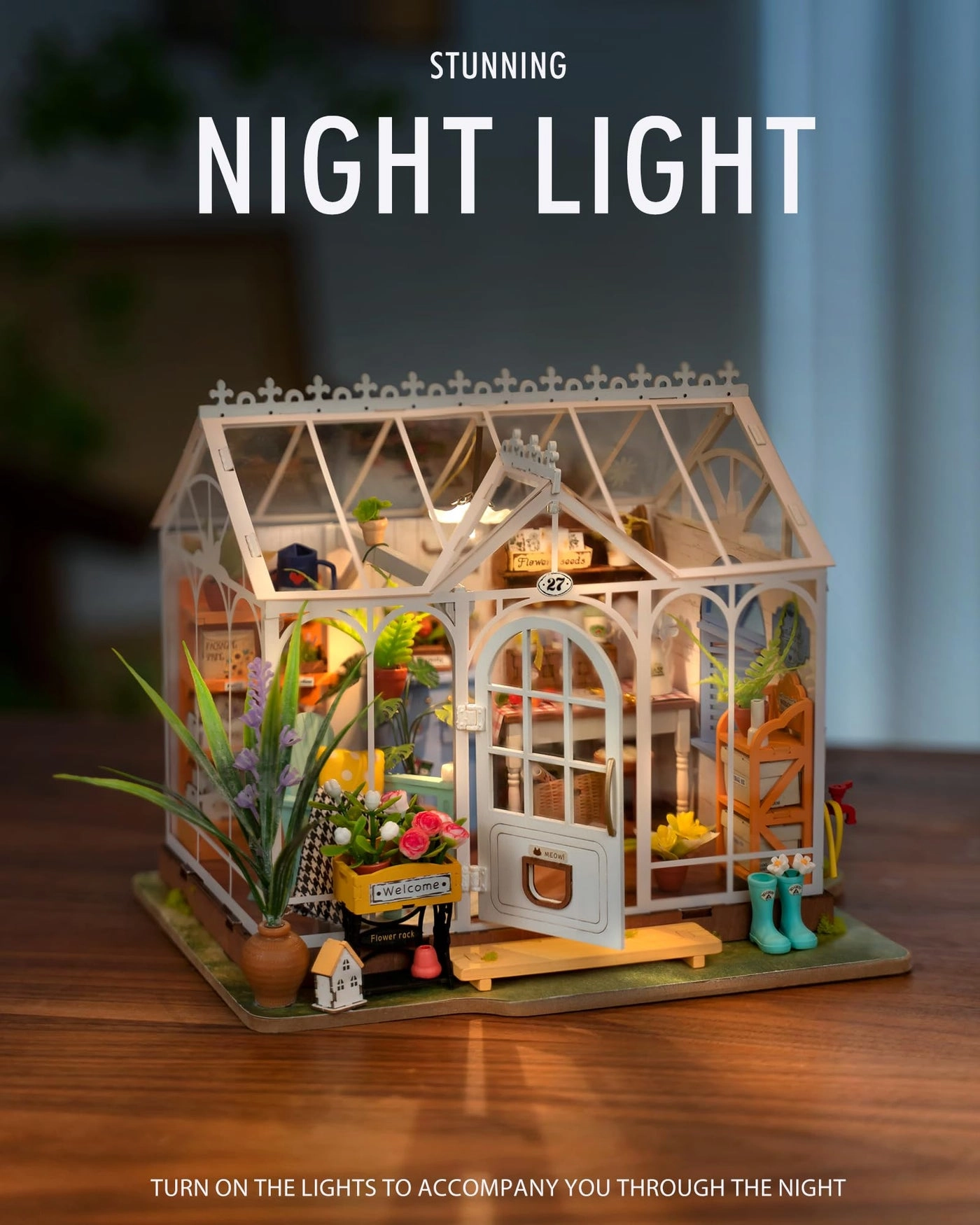 DIY Miniature Dollhouse Kit - Dreamy Garden