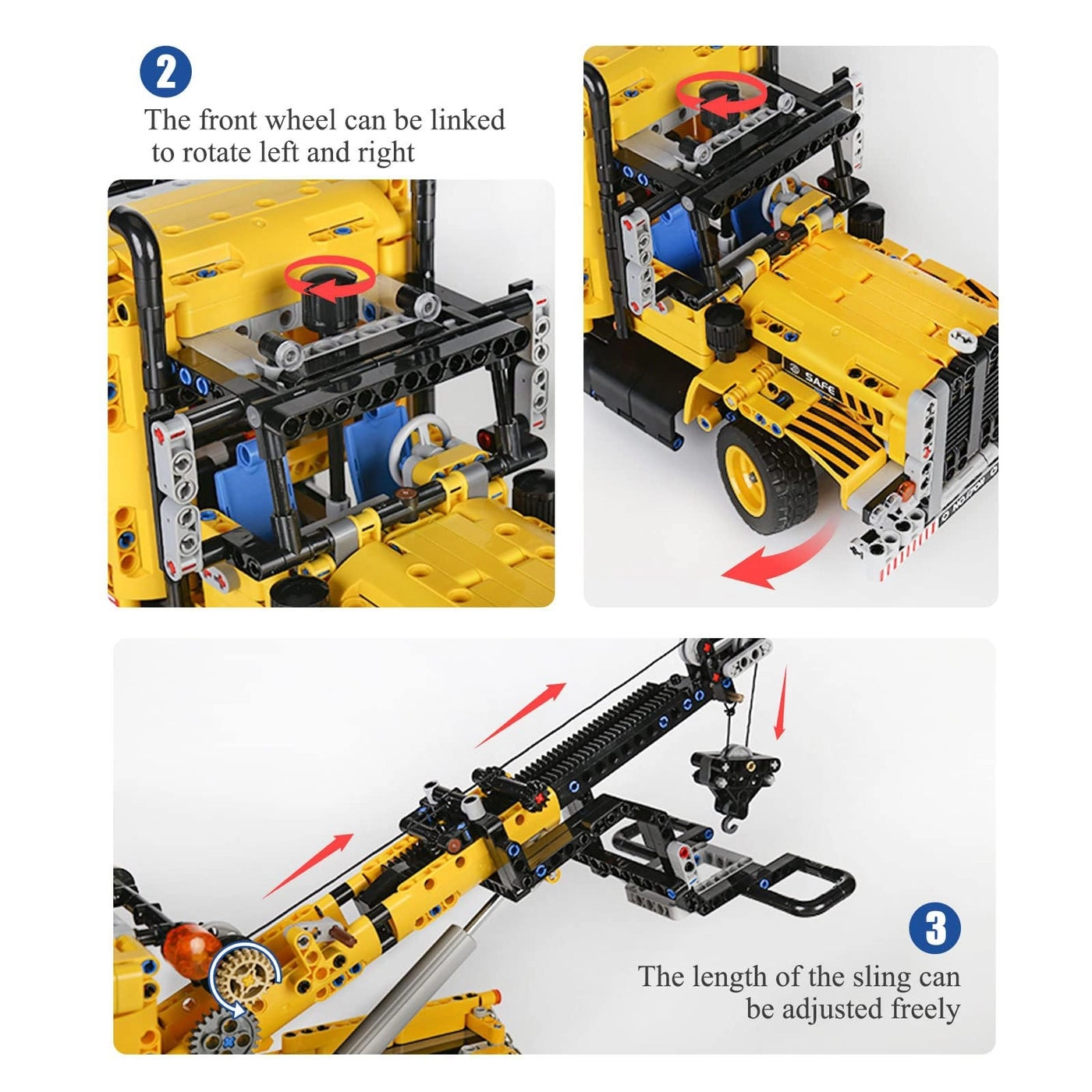 17011 Heavy-Duty Tow Truck - 1250 pcs for ages 8+