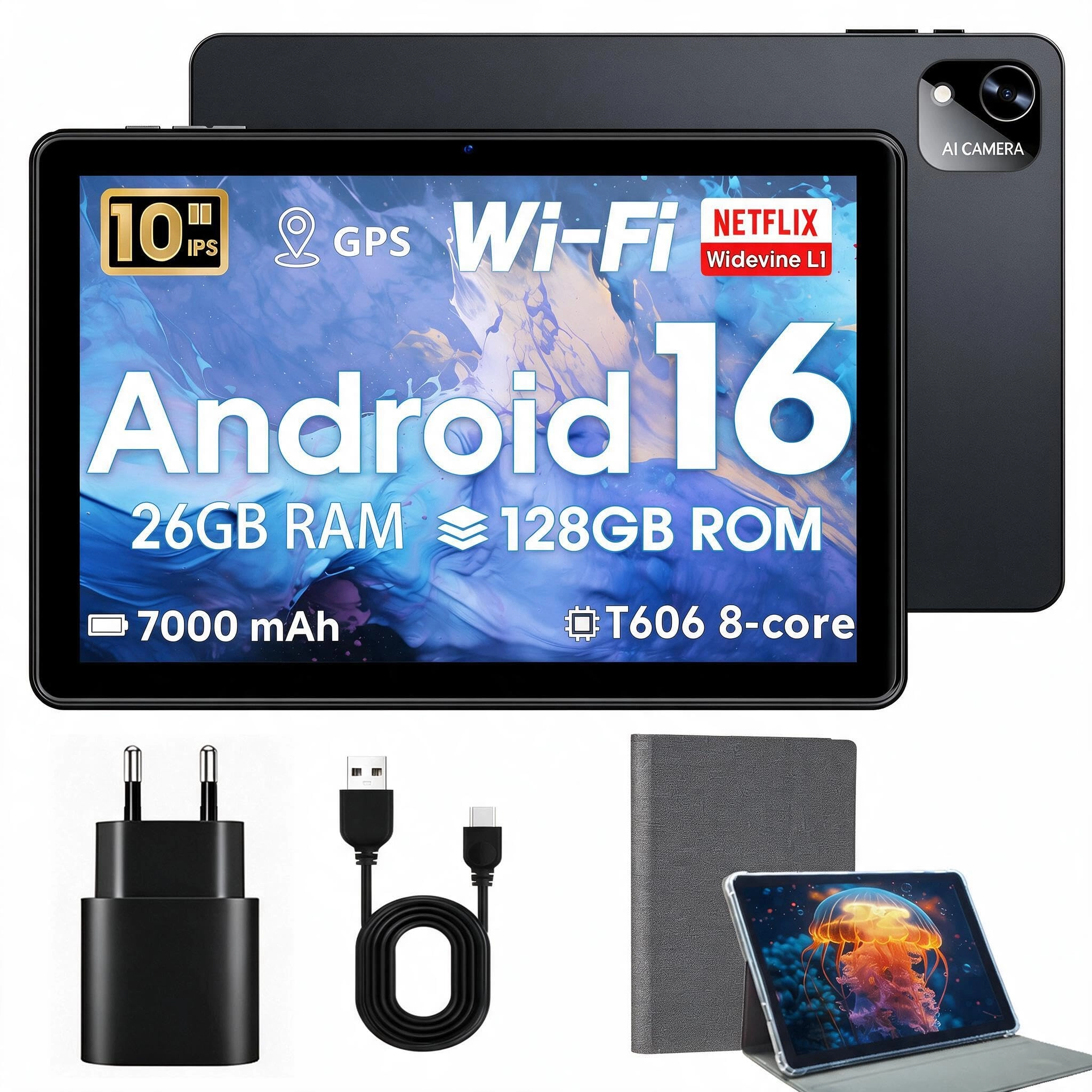 Hasskya Z50 Tablet 10.1" Wi-Fi 26GB RAM 128GB