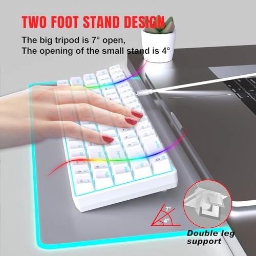 Mechanical Game Keyboard - 68Keys Backlights