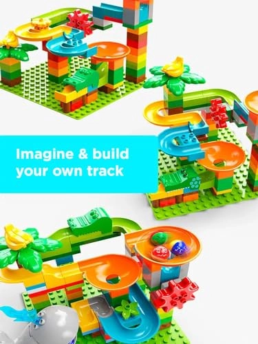 Marble Run Whale Slide - 84 pcs