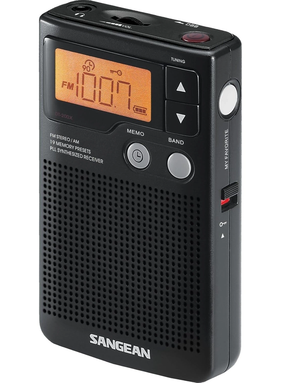 DT-200X - AM/FM Synthesized Pocket Radio