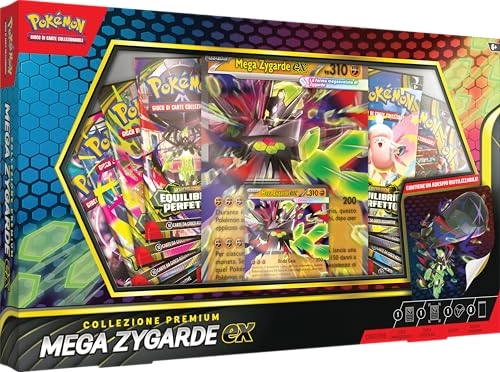 Mega Zygarde-ex Premium Collection - Italian edition one promotional card eight expansion packs