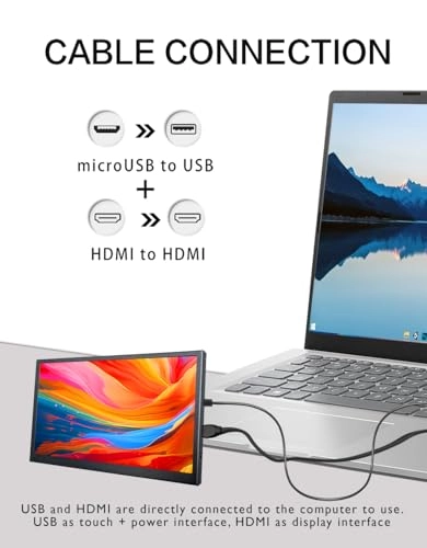 IPS Portable Monitor - 1024x600 7inch
