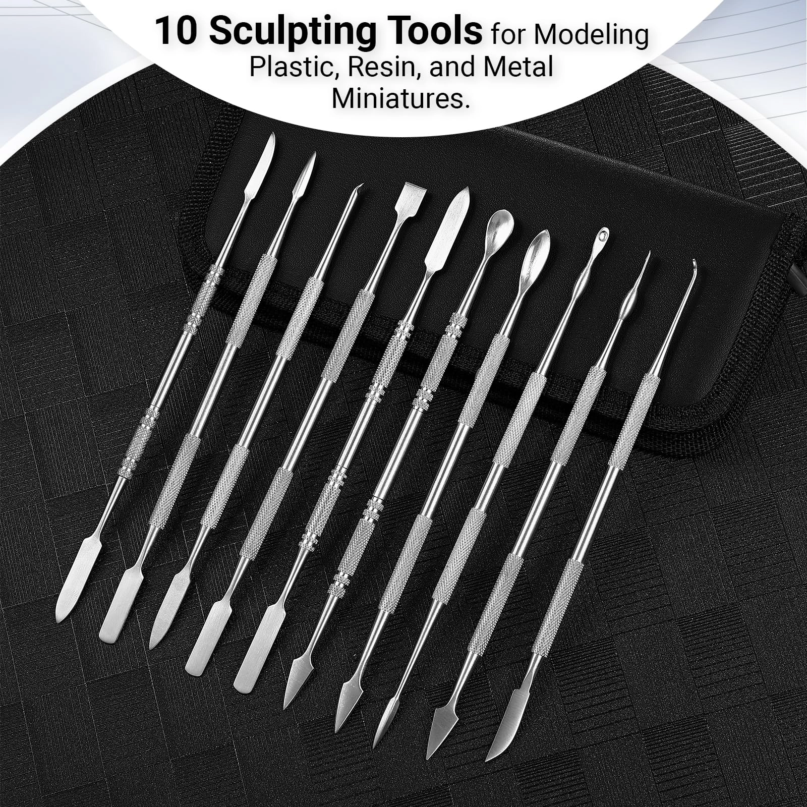 Sculpting Tools - stainless steel 10 Pcs