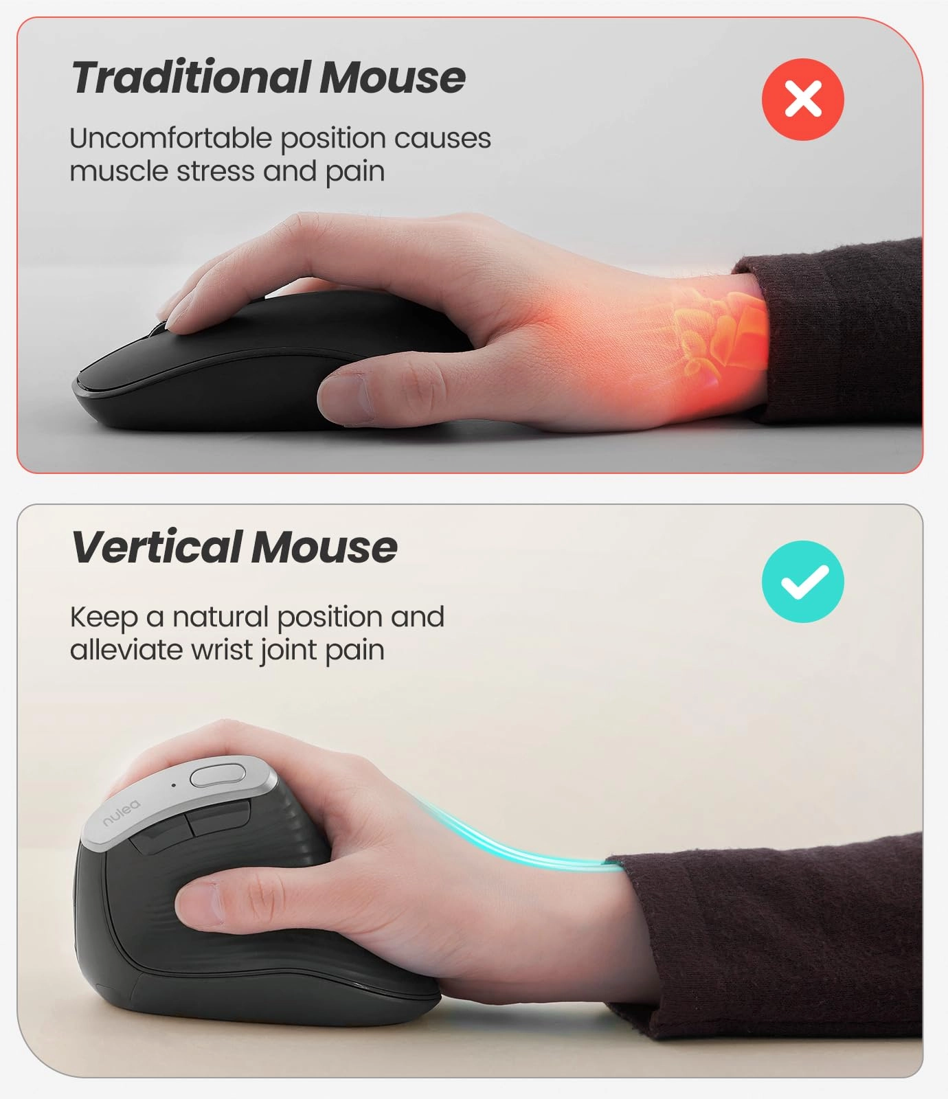 M510 Vertical Mouse - Wireless