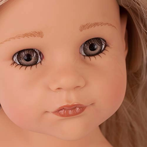 Hannah Posable Doll - 19.5" all-vinyl Long Blonde Hair