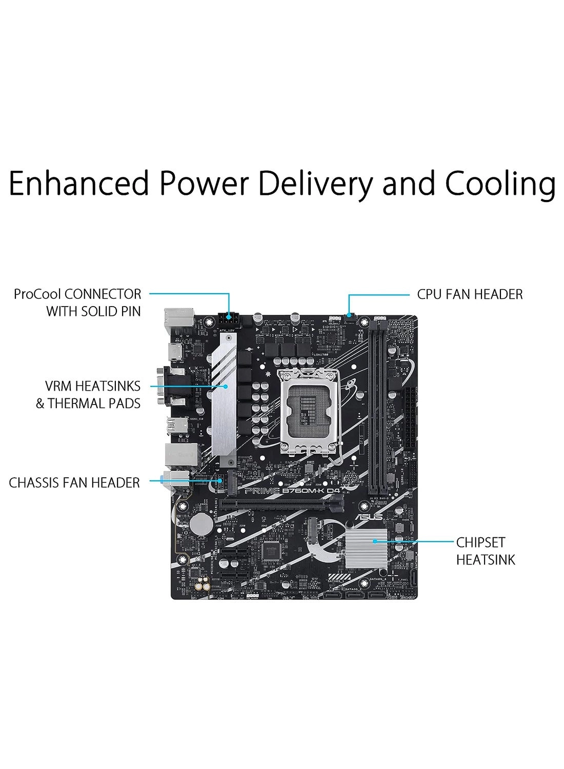 B760M-K - LGA 1700 PCIe 4.0 2.5Gb Ethernet