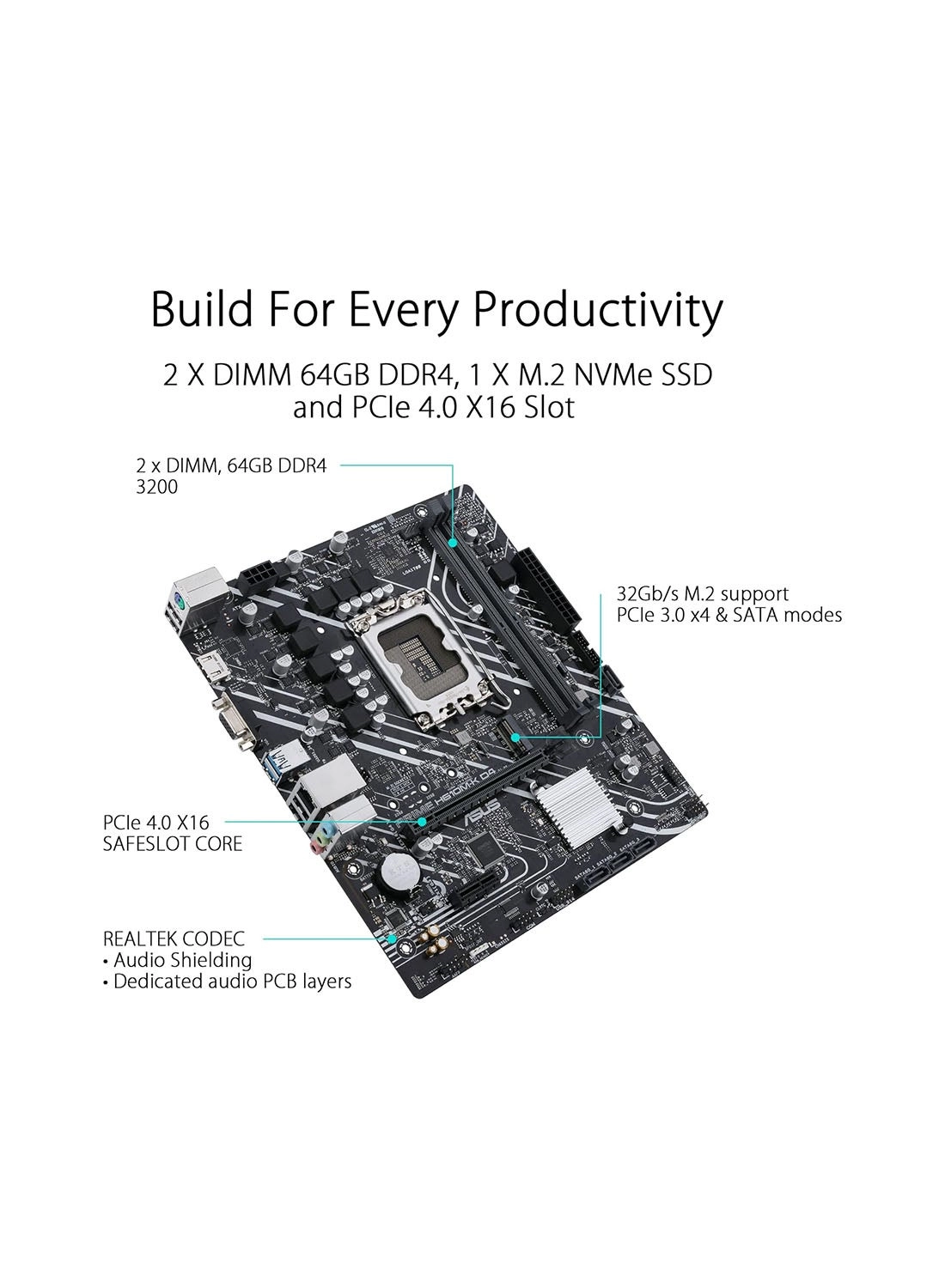 PRIME H610M-K - DDR4 mATX