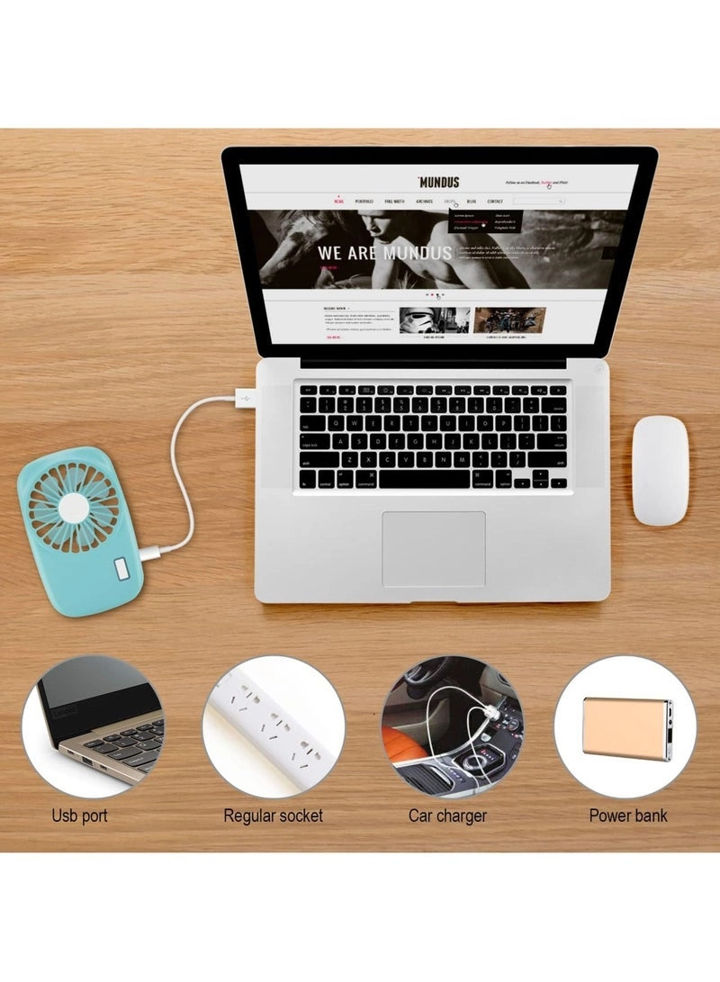 Mini Fan - USB Rechargeable Speed Adjustable