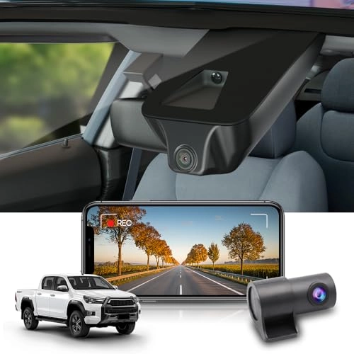 Front 4K and Rear 1080P 3840 X 2160 pixels for Toyota Hilux 2020-2023