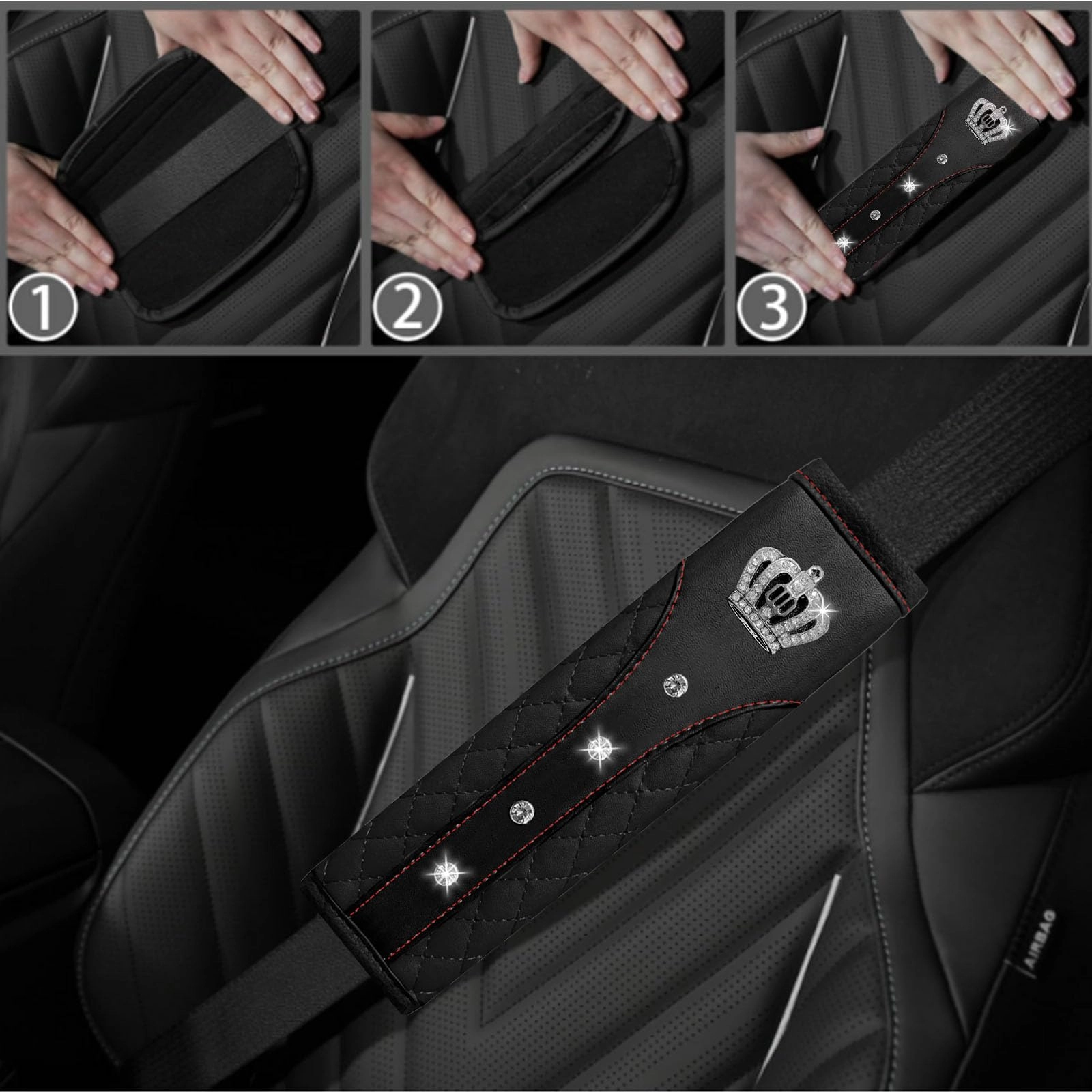 Bling Car Accessories Set