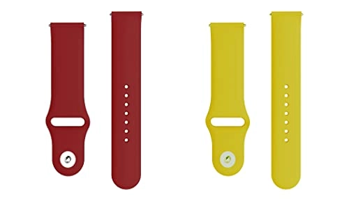 2 Pack 20mm Silicone Watch Band for Sekonda Motion