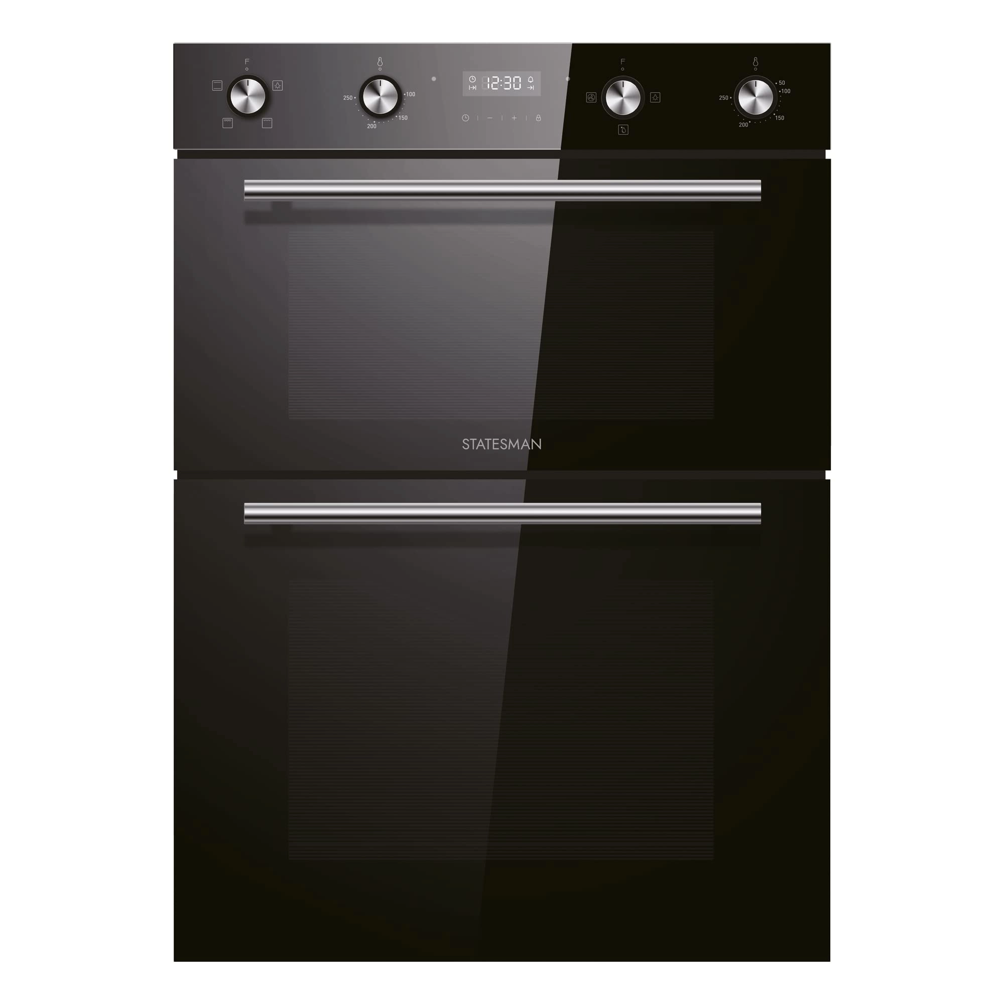 Statesman BDM373BL Built-In Double Oven - Electric