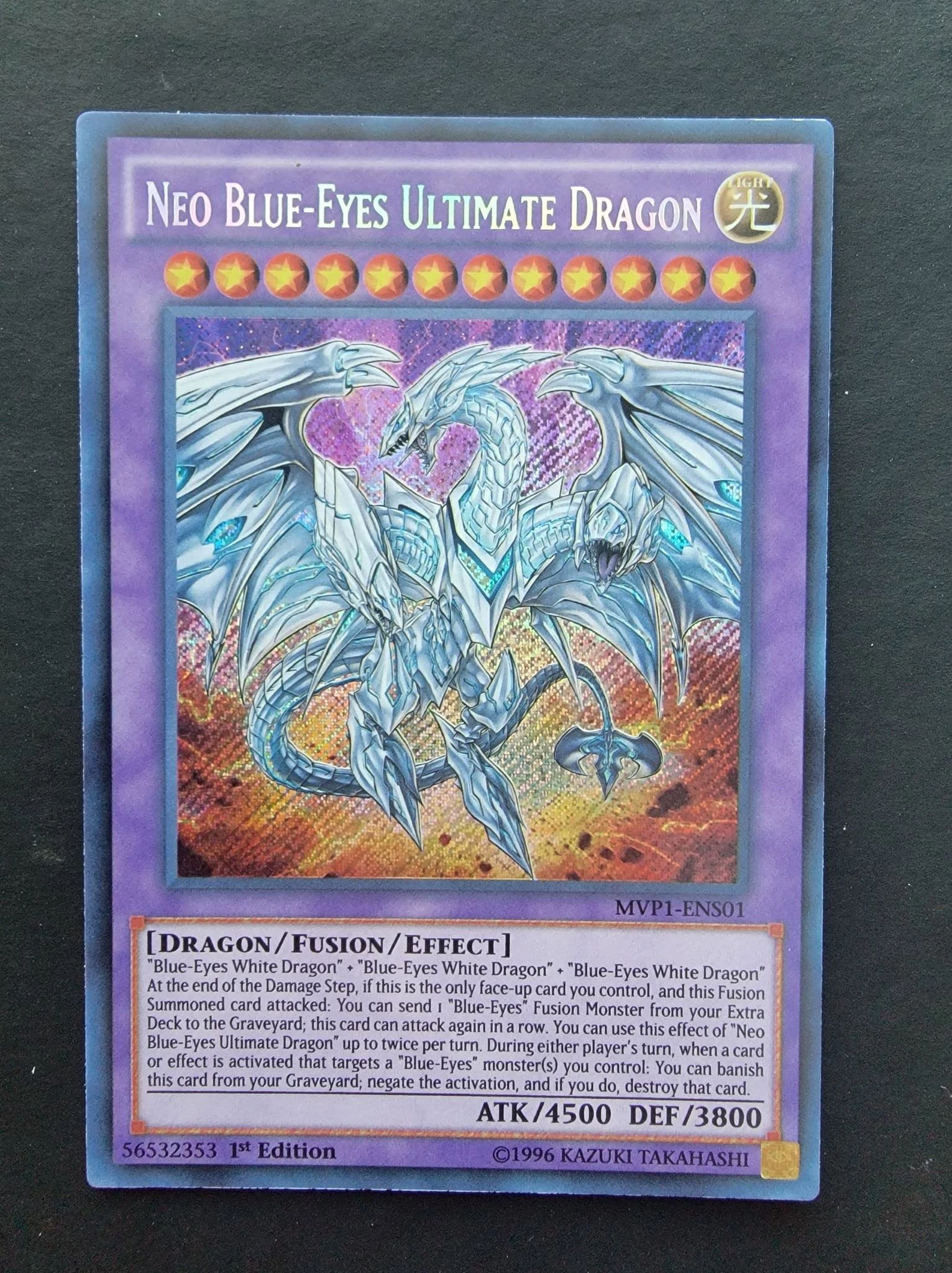 Neo Blue-Eyes Ultimate Dragon - MVP1-EN001 The Dark Side of Dimensions Movie Pack