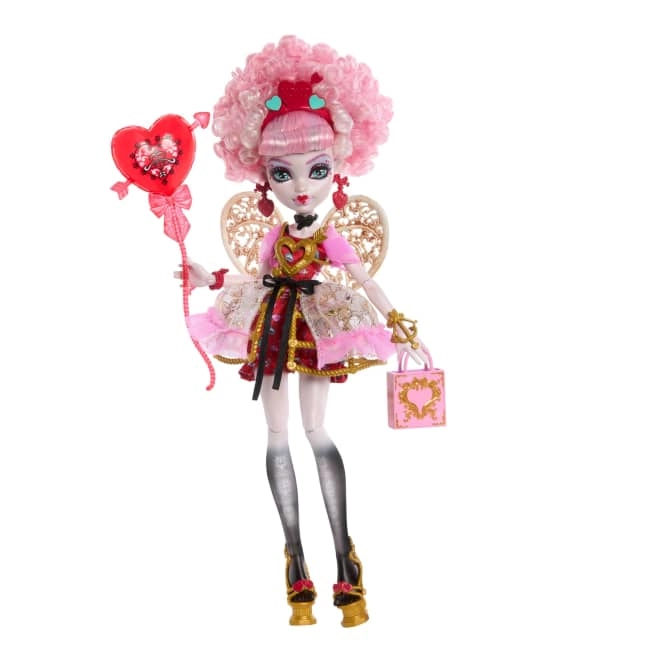 Monster High Cupid Asteria Doll - Scary Sweet Birthday Ages 4+