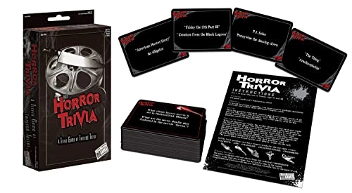 Horror Trivia Card: 2018 Edition