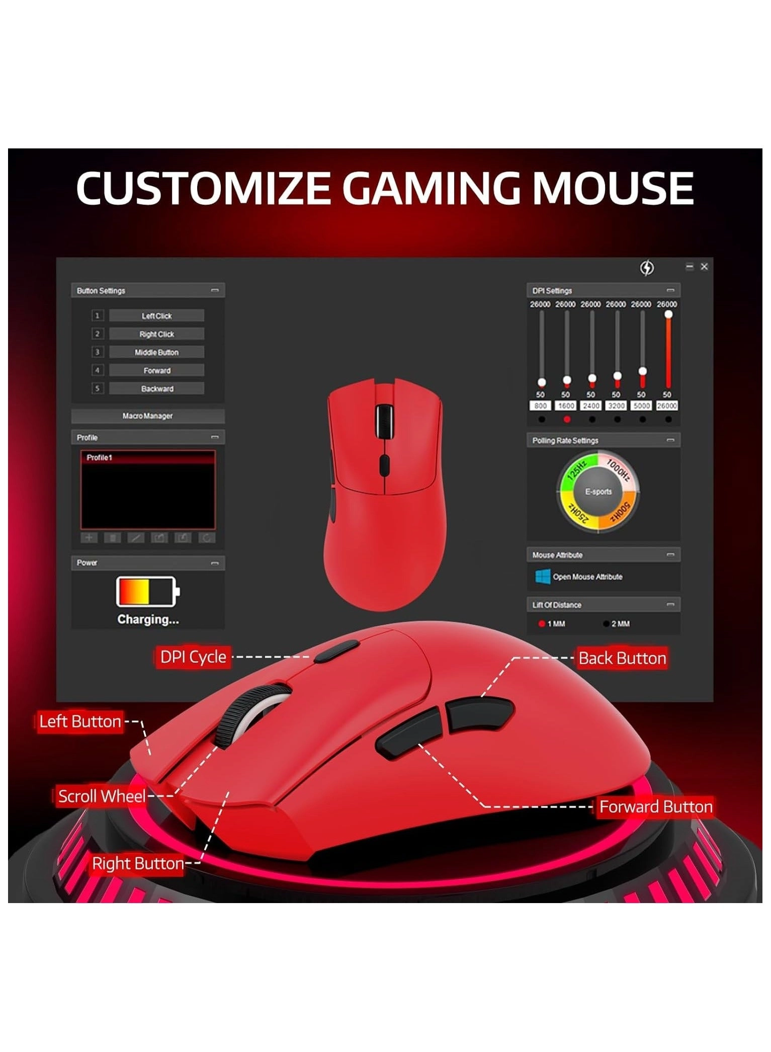 R1 Superlight Mouse - Wireless