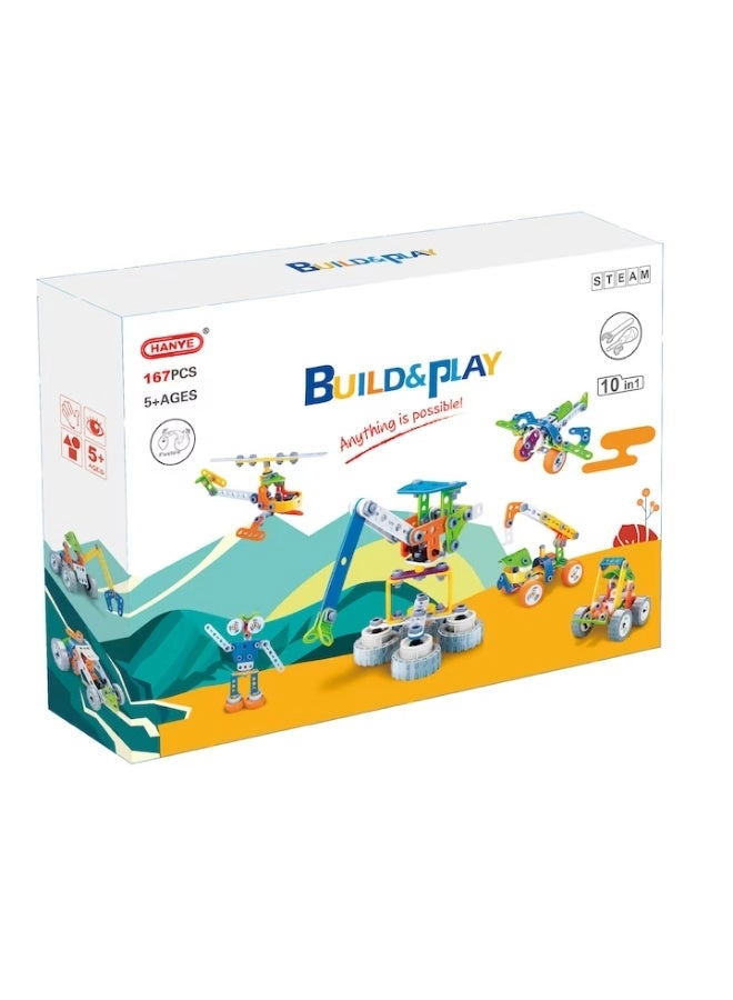 Clicko Build Play - 10 Models 179-Piece