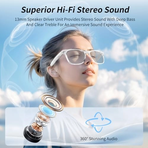 Smart Glasses - Bluetooth Touch Control Voice Control