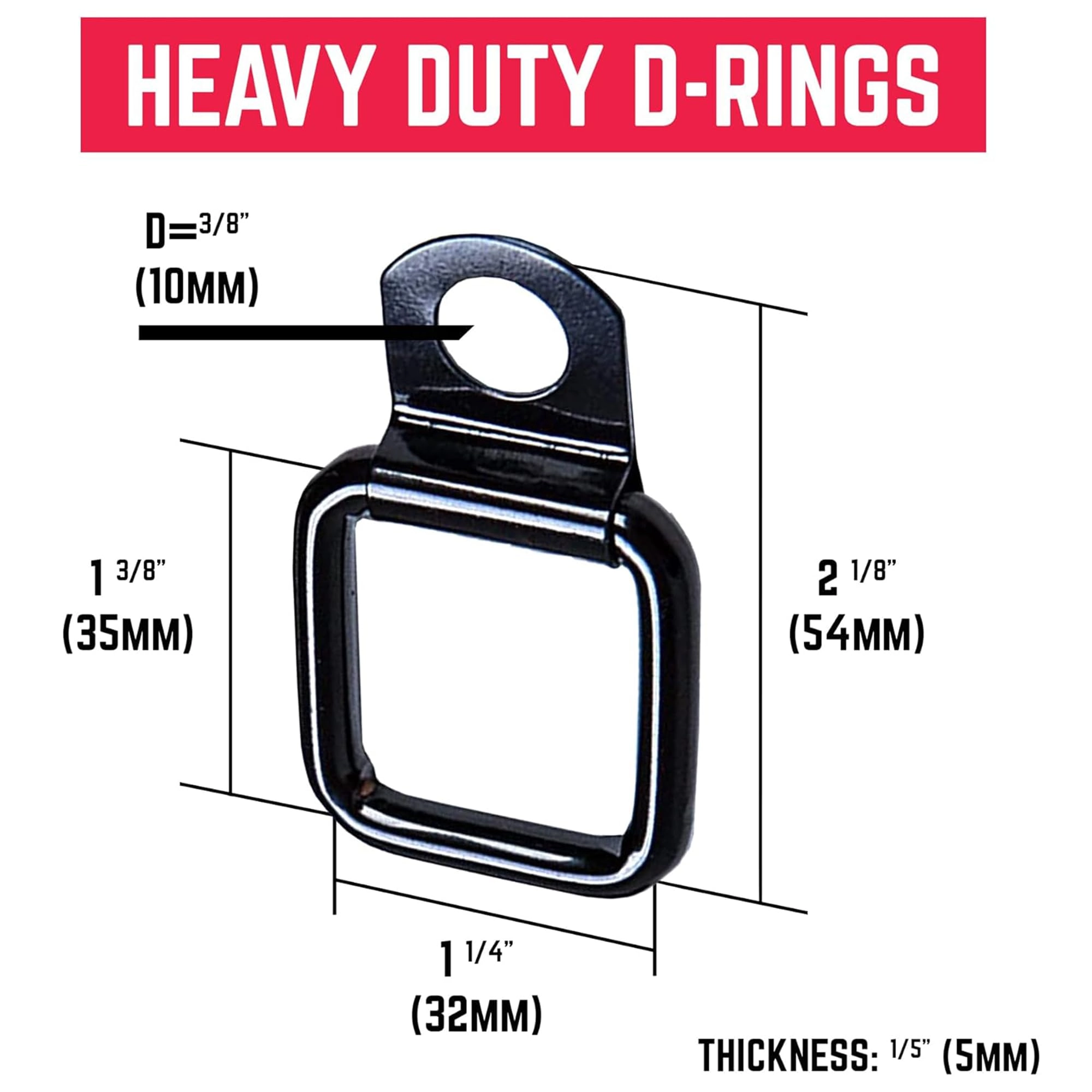 Quick Release Tie Down Anchor - 25mm 8mm Pack