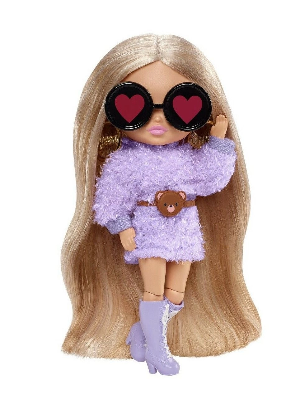 Barbie Extra Minis - Blonde Hair Purple Outfit