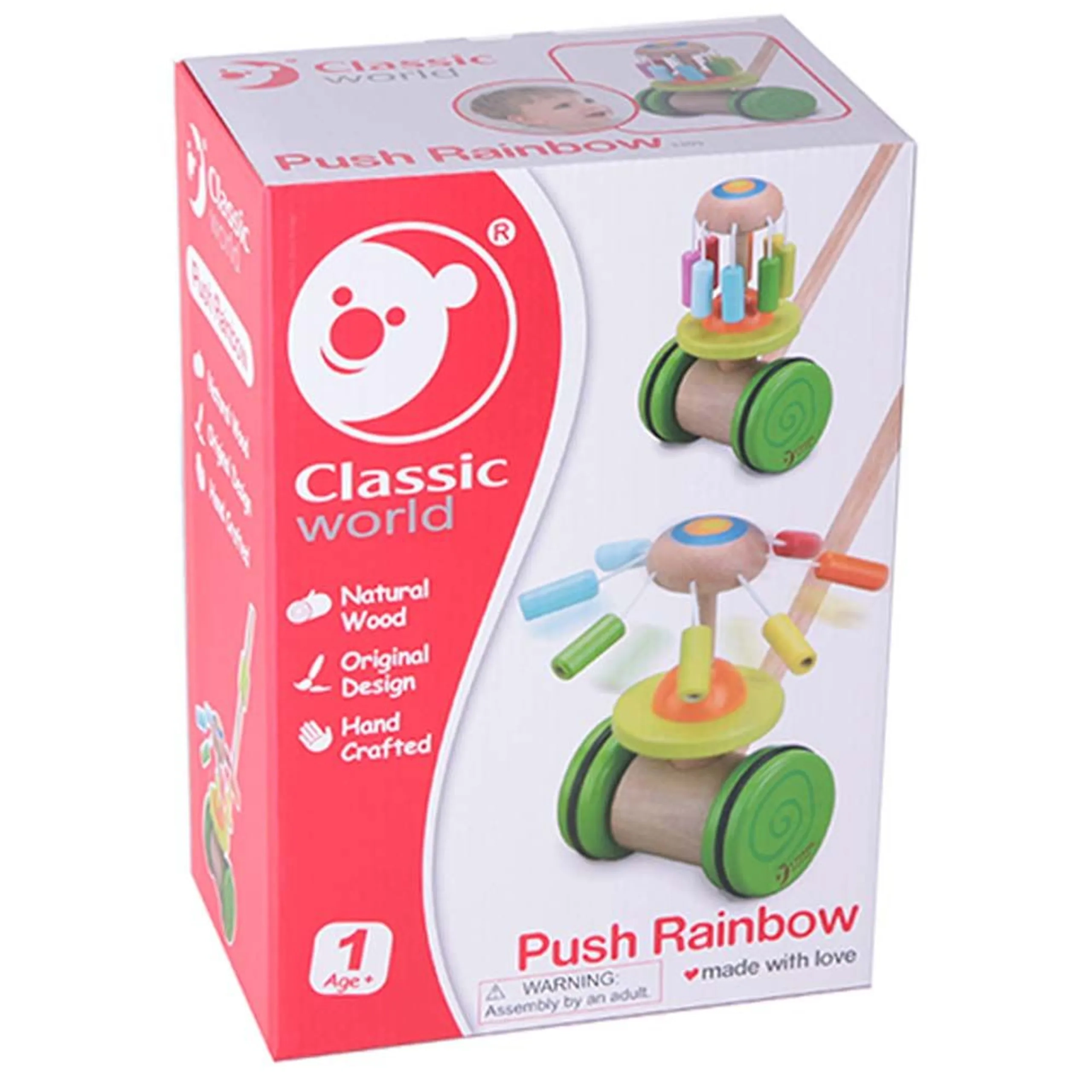Rainbow Push Along Toy