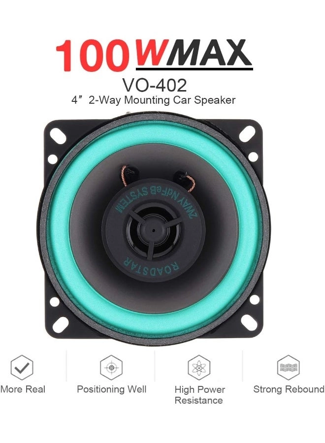 Car HiFi Coaxial Speaker - 4 Inch