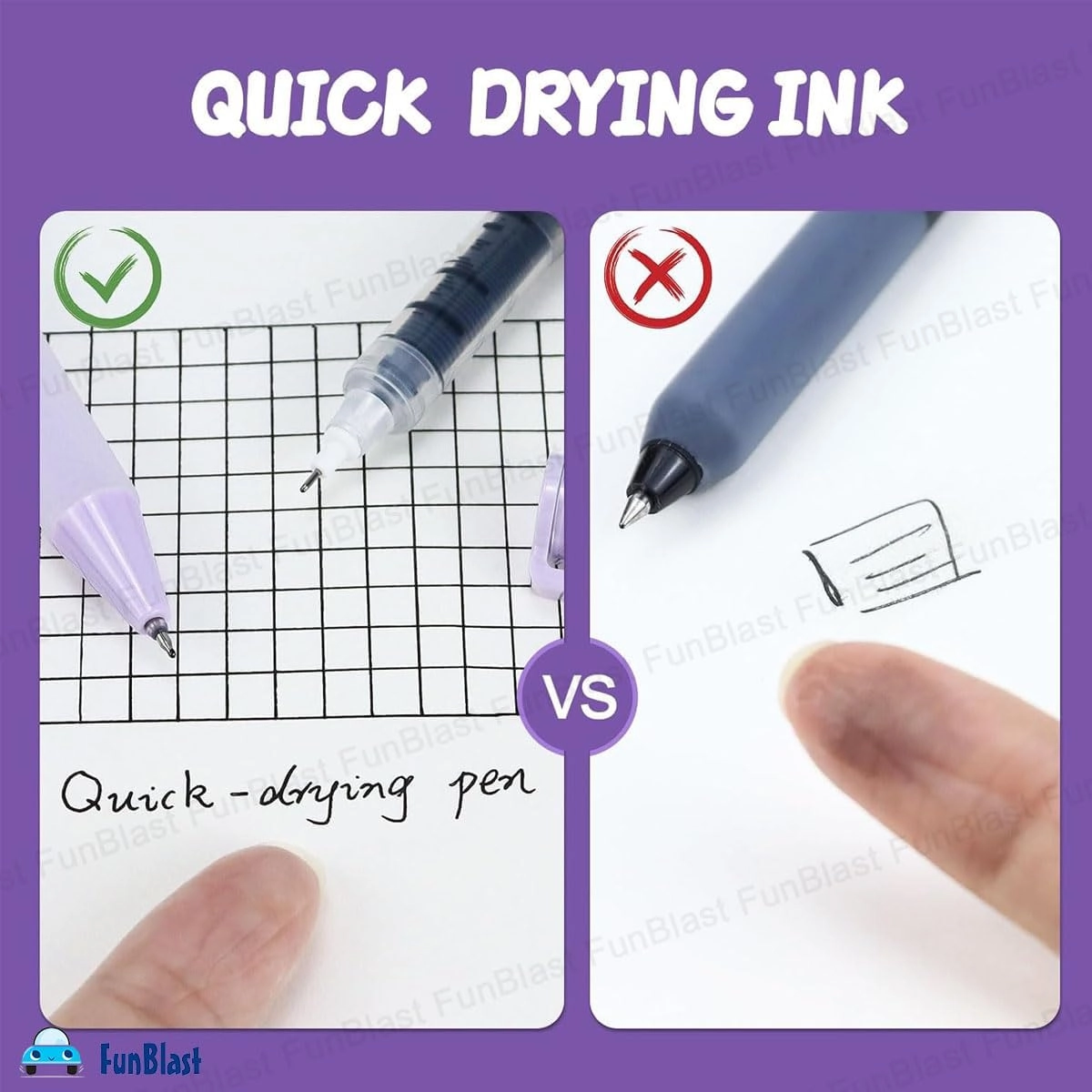 Gel Pens - 5 Pcs 0.5 Millimeters