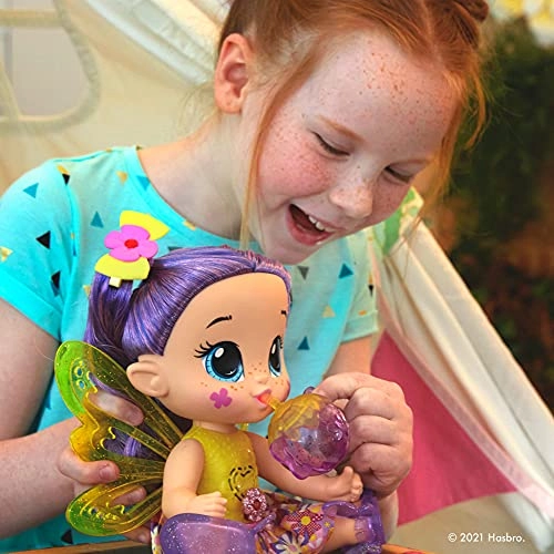Siena Sparkle Pixie Doll - 10.5 Inch Glowing Purple Hair Ages 3+