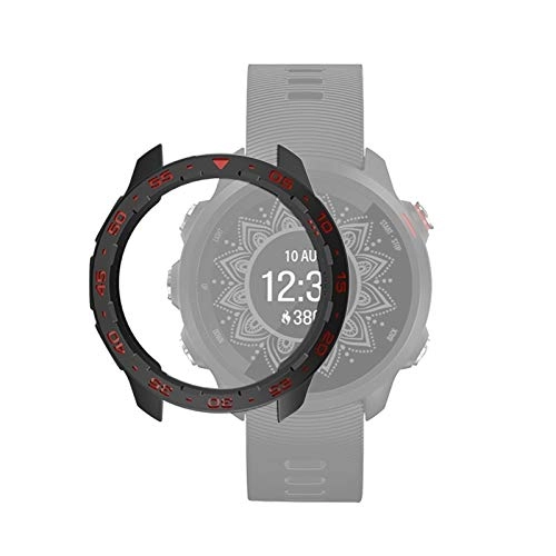 Protective Case for Garmin Forerunner 245 / 245M - TPU Black+Red