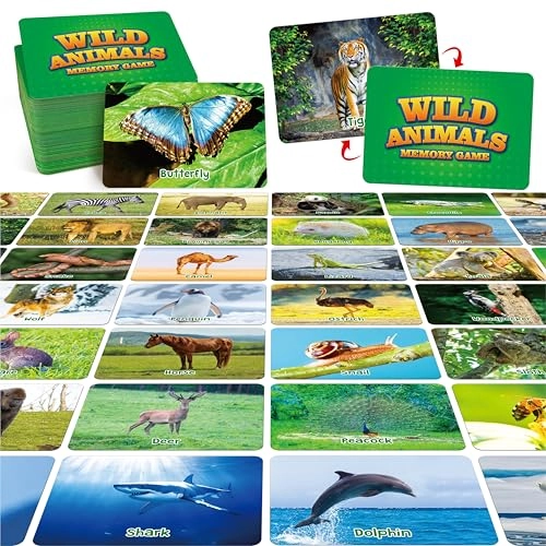 Wild Animal Matching Game - 3+ 80 pieces