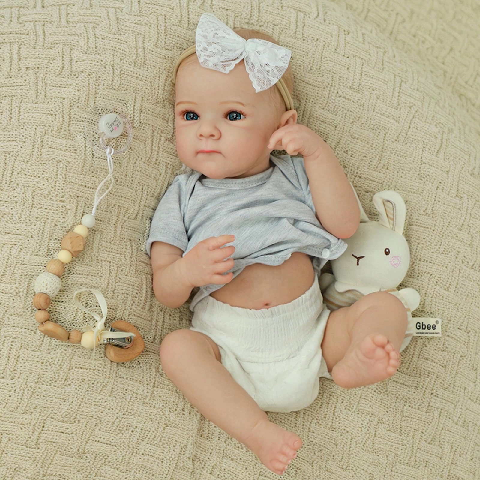 Reborn Baby Doll - 20 Inch Full Vinyl Baby Girl Ages 3+