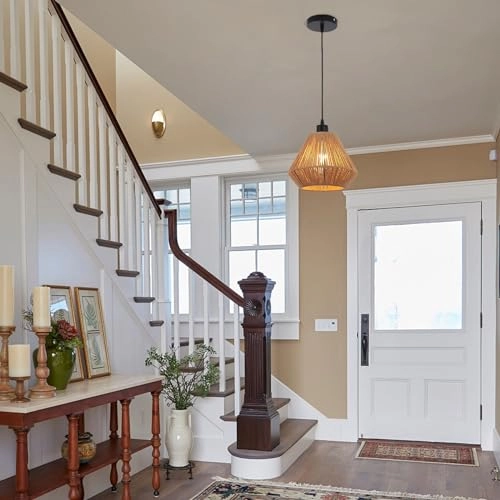 Woven Pendant Lights - Max47' H