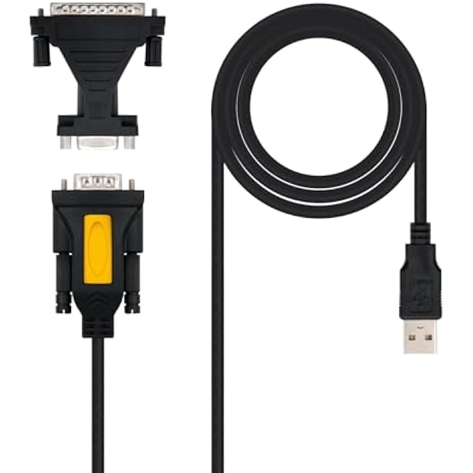 rayihni USB to serial converter cable - A/M RS232 DB9/M and DB25/M