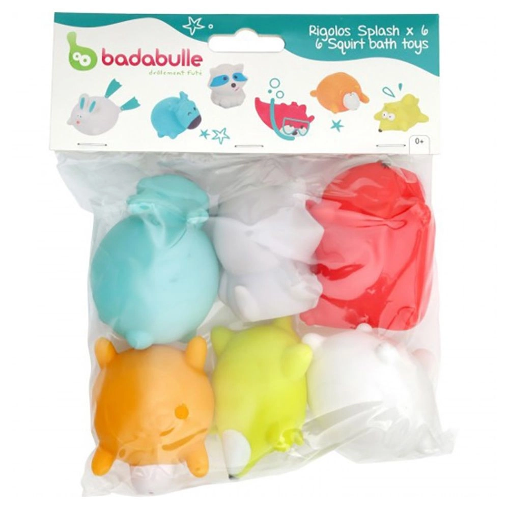 6 Bath Toys Mountain - Multi Colour