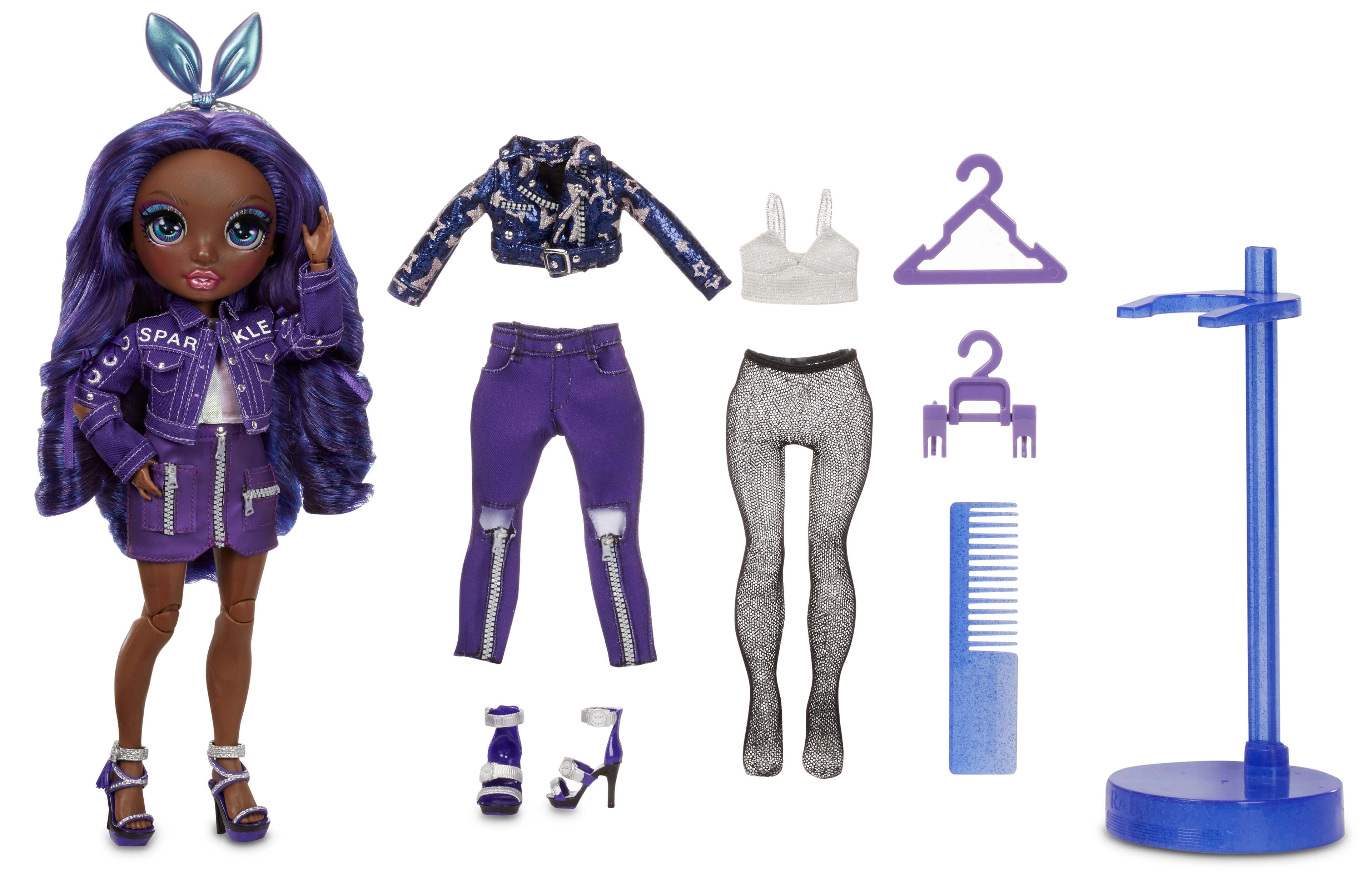 Krystal Bailey Fashion Doll - Jr High Series 2 9" Purple