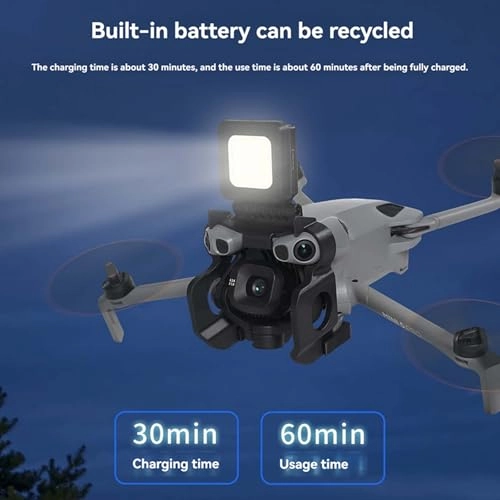 Night Flight Light Protective Cover - 2-in-1 Gimbal Guard Rechargeable