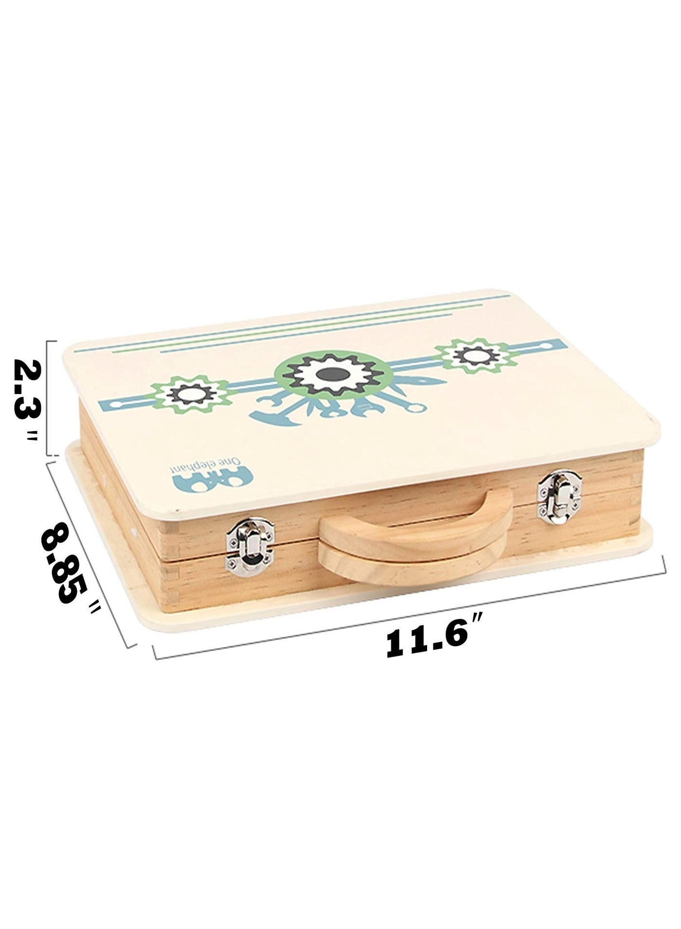 Wooden Tool Box - 43 pcs