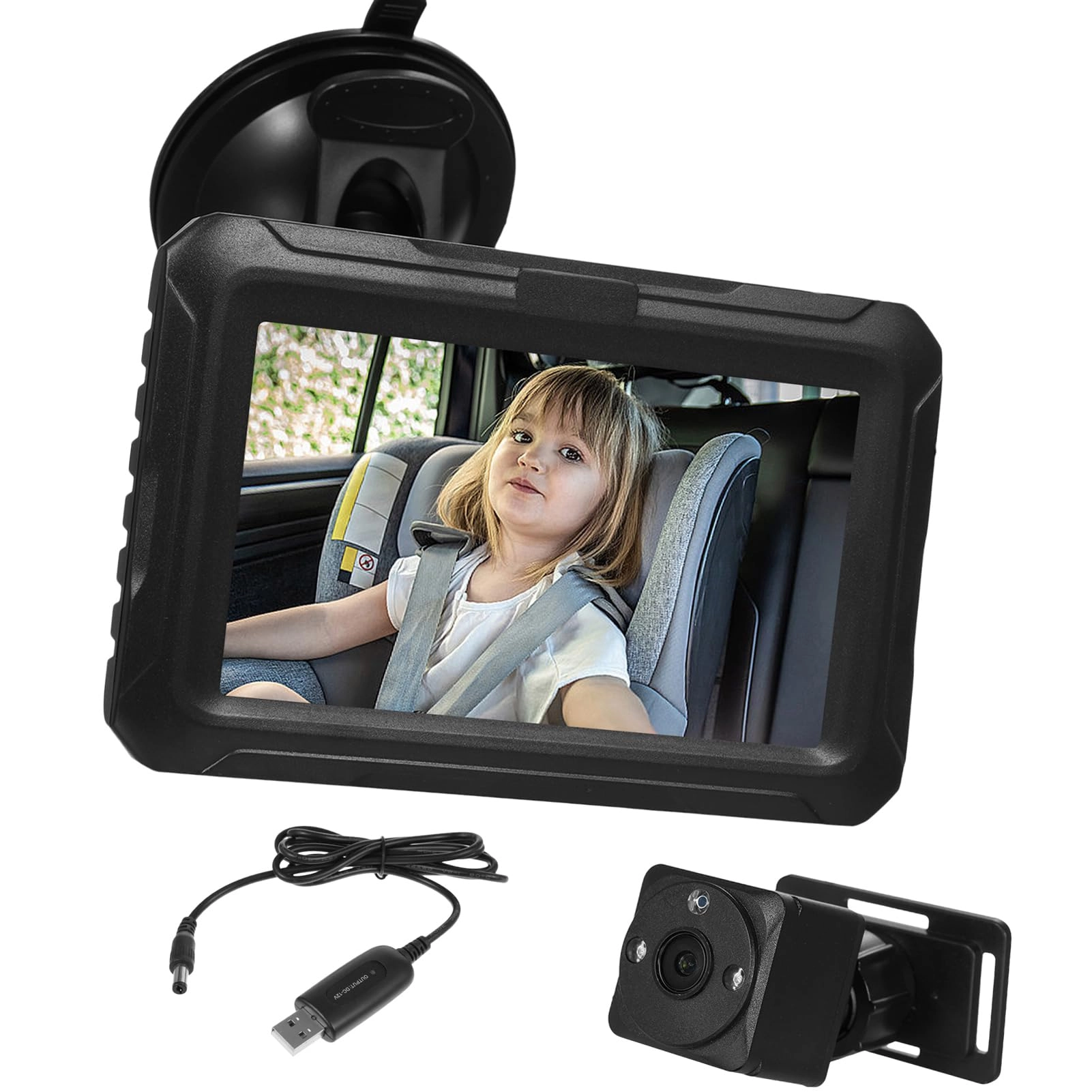 RiToEasysports Baby Car Mirror Camera - 4.3 Inch