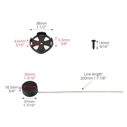 Silk Dome Tweeter - 2 Pairs 500W 4 Ohm