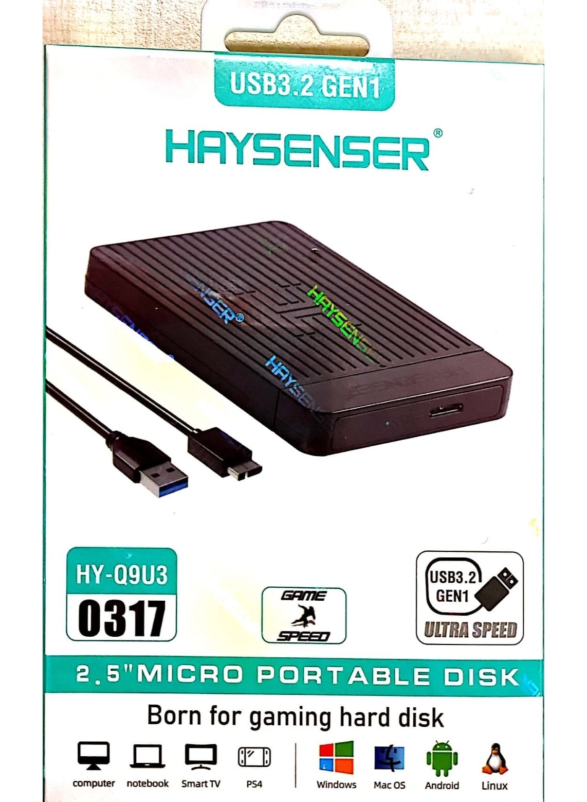HY-Q9U3 - USB 3.2 Gen 1 SATA I/II/III 2.5"