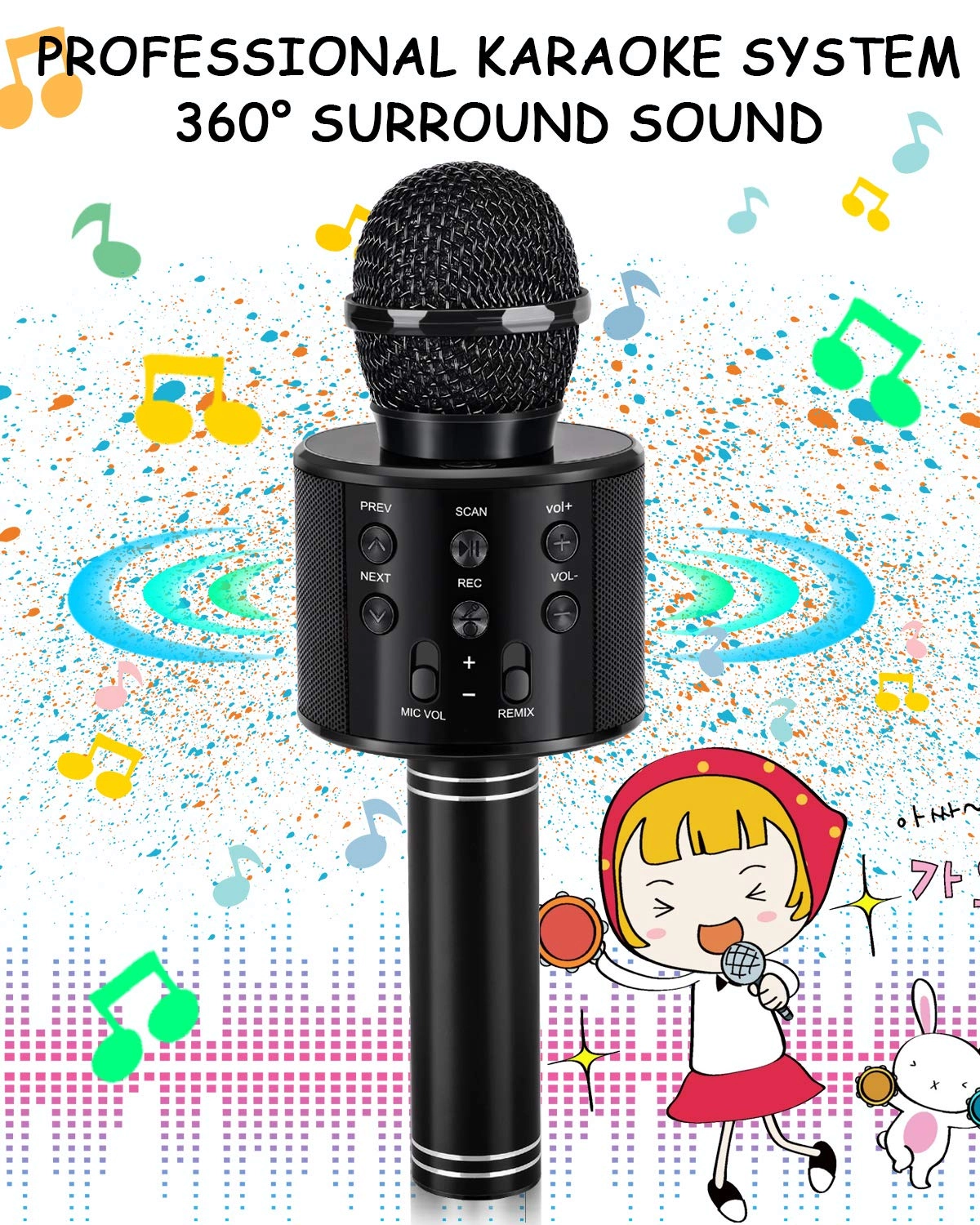 Dodosky Karaoke Microphone - 3 years-12 years