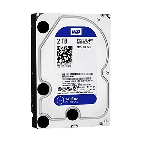 Blue 3.5" 5400rpm 64MB SATA 6Gb/s (WD20EZRZ) - 2TB